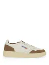 Autry Low Sneaker With Contrast Panels And Perforated Detailing