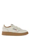 Autry Medalist Low Sue Scrap Wht Tobacco In Neutral