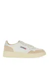 Autry Low-top Sneakers With Leather And Suede Accents In Multi