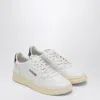 Autry Medalist Sneakers In White And Blue Leather In White