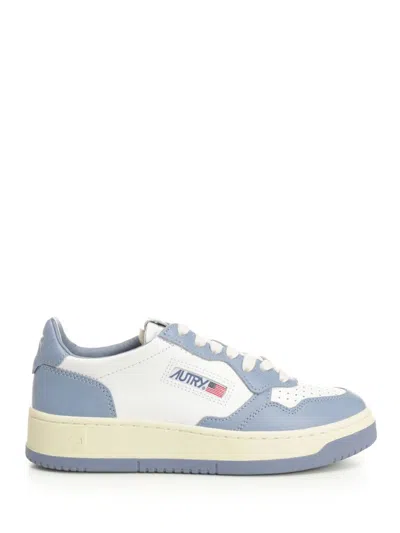 Autry Medalist Low Sneaker In Blue