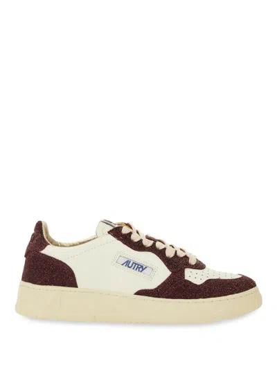 Autry Medalist Low Sneaker In Brown