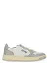 Autry Medalist Low Leather Sneakers In White