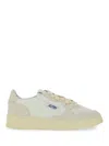 Autry Multicolor Leather Medalist Sneakers In White