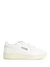 Autry Medalist Leather Low-top Sneakers In White