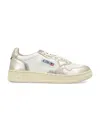 Autry Women's Medalist Low Platform Sneakers In Wht/platinum In White Platinum
