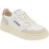 Autry Logo-patch Lace-up Sneakers In Neutral