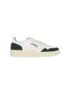 Autry Goatskin And Suede Medalist Low Sneakers In White