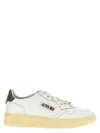 Autry Medalist Leather Sneakers In Neutral