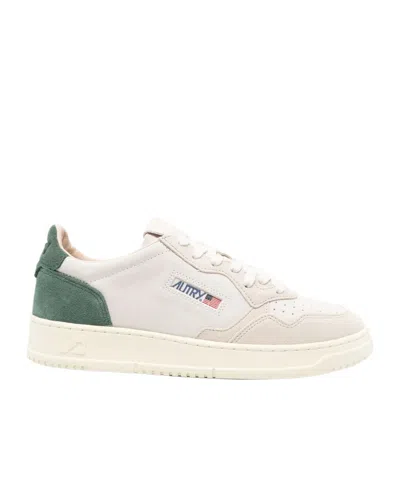 AUTRY AUTRY LOGO EMBOSSED LACE-UP SNEAKERS