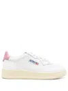 Autry Medalist Low Sneakers In White And Polignac Leather Shoes In White