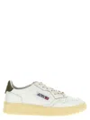 Autry Medalist Leather Sneakers In Neutral