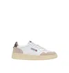 Autry Medalist Lowleat Suede Wht Morel