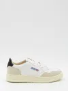 Autry Leather And Suede Medalist Low Sneakers In White