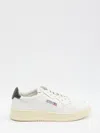 Autry White Sneakers With Smooth Leather Upper In White