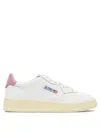 Autry Medalist Low Sneakers In White And Polignac Leather Shoes