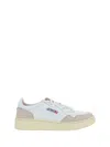 Autry Medalist Low Goat Suede Wht Powder Sneakers