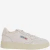 Autry Low Sneakers With Leather And Suede Combination In White