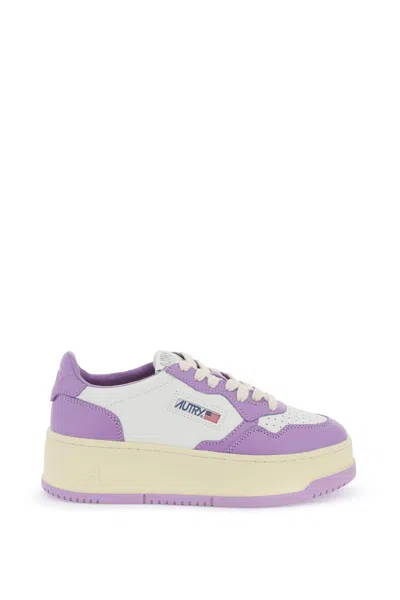 Autry Medalist Low Sneakers In Violet