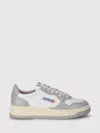 Autry Logo Low Woman Sneakers In Gray