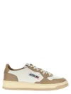 Autry Medalist Low Sneaker In Beige