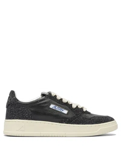 AUTRY MEDALIST LOW SNEAKERS & SLIP-ON BLACK