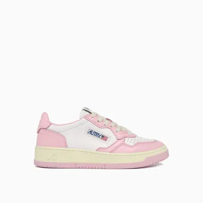 Autry Medalist Low Sneakers Aulw Wb37 In Pink