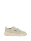 Autry Medalist Low Wom Solidgoat Shoes In Beige