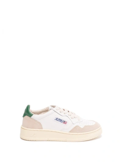 Autry `medalist Low` Sneakers In Bianco