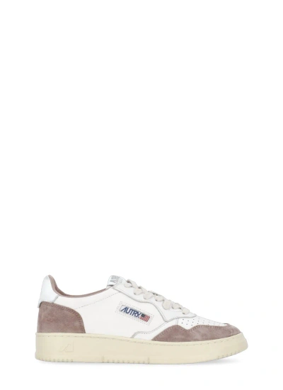 Autry Medalist Low Trainers In Bianco