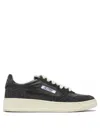 Autry Glitter Finish Low-top Sneakers In Black