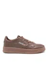 Autry Brown Leather Medalist Sneakers In Brown