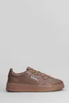 Autry Brown Leather Medalist Sneakers In Brown