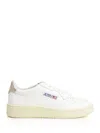 Autry Medalist Low Sneakers Gold In White