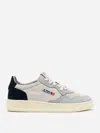 Autry Low-top Sneakers With Suede And Leather Accents In Gray