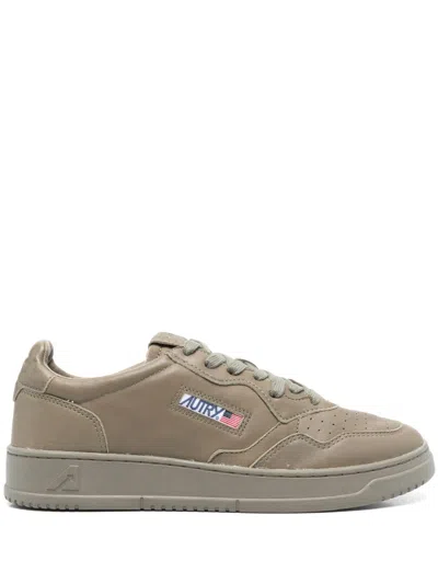 Autry Man Sneakers Light Brown Size 8 Leather In Neutral