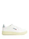 Autry Medalist Low Sneakers Green In White