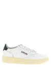 Autry Medalist Low Sneakers Green In Animal Print