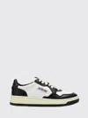 Autry Medalist Low Sneakers In Calf Leather With Perforated Toe In Multi