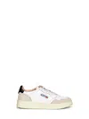 Autry Medalist Low Sneakers In Leather And Suede In White