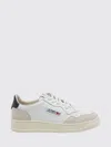 Autry Medalist Low Sneakers In White And Deep Claret Leather