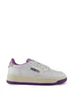 Autry White Medalist Trainers In Purple