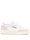 Autry 'medalist Low' Sneakers In Leather With Suede Inserts