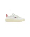 Autry Medalist Low Sneakers In Soft Leather With Cushioned Comfort In White