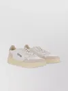 Autry Medalist Low Sneakers In Suede And Leather In White