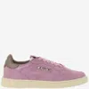 Autry Low Top Sneakers Suede Detailing In Purple