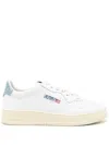 Autry 'medalist Low' White Sneakers With Logo Detail And Heel Tab In White