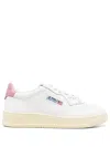 Autry Medalist Low Sneakers In White And Polignac Leather Shoes In White
