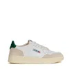 Autry Medalist Low Sneakers In White/amazon Leather In Neutral