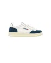 Autry Two-tone Leather Medalist Sneakers In White